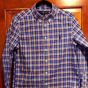 Ralph Lauren Polo Big Kids Long Sleeve Button Down
